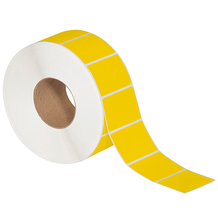 3 x 2" Yellow Thermal Transfer Labels